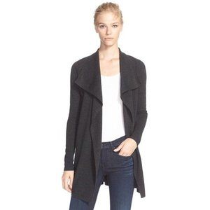 Theory Wool Trincy Draped Cardigan